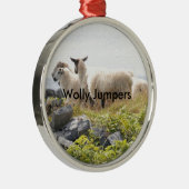 Ornement Métallique Conception risquée - Moutons dans un champ (Droite)