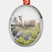 Ornement Métallique Conception risquée - Moutons dans un champ (Gauche)