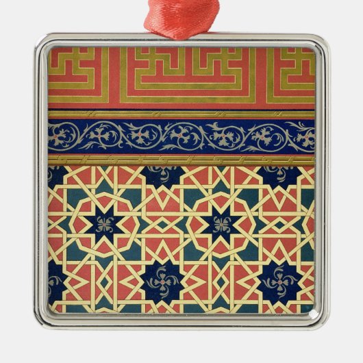 Ornement Métallique Conceptions décoratives arabes (litho de couleur) (Devant)