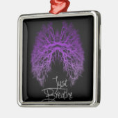 Ornement Métallique Conscience de mucoviscidose (Gauche)