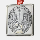 Ornement Métallique Constantine VI et sa mère Irène (Gauche)