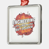 Ornement Métallique Construction - elle est comme des maths mais plus (Gauche)