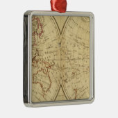 Ornement Métallique Continents (Droite)