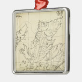 Ornement Métallique Contour de l'Ecosse (Gauche)