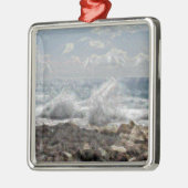 Ornement Métallique Corail et vagues (Gauche)