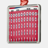 Ornement Métallique Corée du Sud Polka Dot Drapeau Design d'art : une  (Gauche)