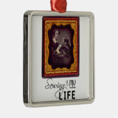 Ornement Métallique Coudre Est Ma Vie (Droite)