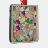 Ornement Métallique Couleurs Abstraites or (Droite)