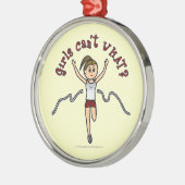 Ornement Métallique Coureur léger en uniforme rouge (Gauche)