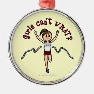 Ornement Métallique Coureur léger en uniforme rouge