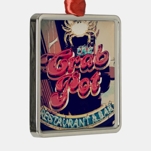 Ornement Métallique Crab Pot (Droite)