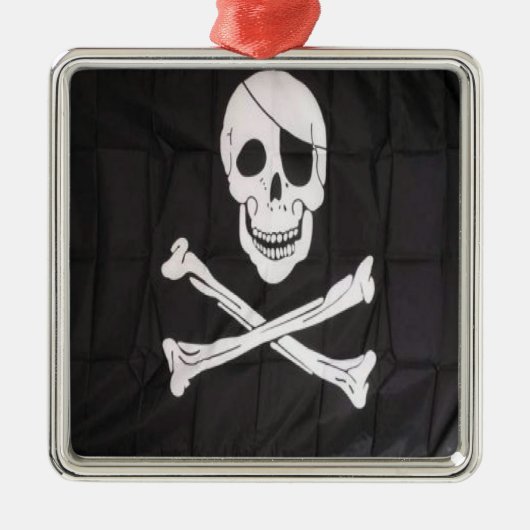 ORNEMENT MÉTALLIQUE CRÂNE (Devant)