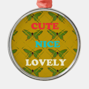 Ornement Métallique Créez Votre Propre Cute Nice Beau Papillon Vintage