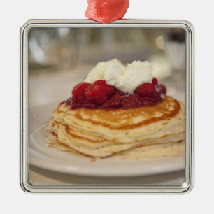 Ornement Métallique Crêpes aux framboises