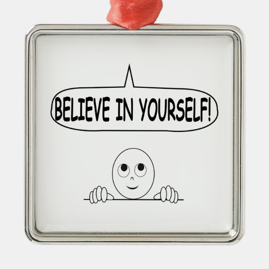 Ornement Métallique Crois En Toi-Même (Devant)