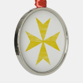 Ornement Métallique Croix maltaise (Droite)