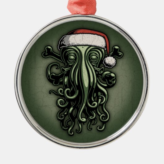 Ornement Métallique Cthulhu Claus (Devant)