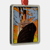 Ornement Métallique Cunard Europe-Amérique (Droite)