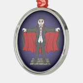 Ornement Métallique Cute Vampire/Dracula (Gauche)