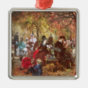 Ornement Métallique Dans les jardins du luxembourgeois