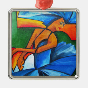 Ornement Métallique Danse dans le bleu 2008