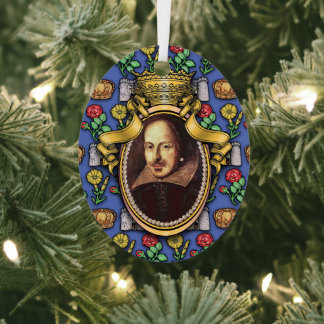 Ornement métallique de William Shakespeare