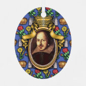 Ornement métallique de William Shakespeare (Verso)