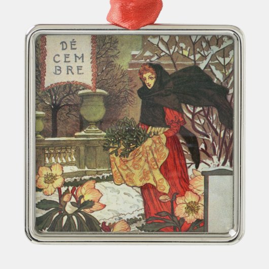 Ornement Métallique Décembre (Devant)