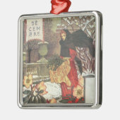 Ornement Métallique Décembre (Gauche)