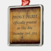 Ornement Métallique Décret de divorce (Gauche)