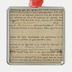 Ornement Métallique Deed, New York