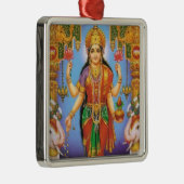 Ornement Métallique déesse-Lakshmi (Droite)