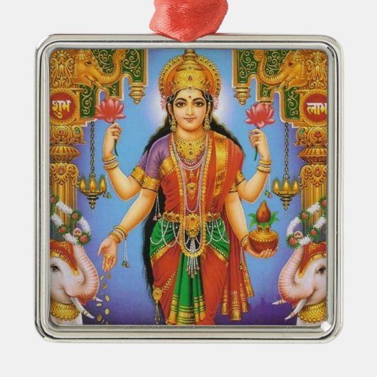 Ornement Métallique déesse-Lakshmi (Devant)