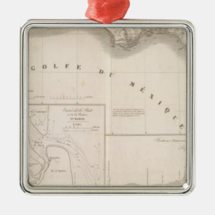 Ornement Métallique Delta de canal du Mississippi