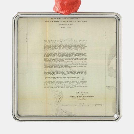 Ornement Métallique Delta du Mississippi (Devant)