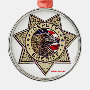 Ornement Métallique Deputy_Sheriff_emboss
