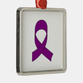 Ornement Métallique Dessin de ruban violet (Droite)
