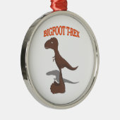 Ornement Métallique Dessin T-Rex Bigfoot (Droite)