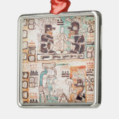 Ornement Métallique Détail d'un codex maya (Gauche)