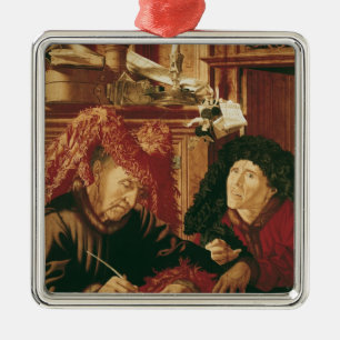 Ornement Métallique Deux ramasseurs d'impôts, c.1540