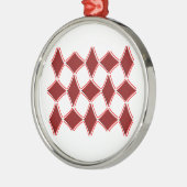 Ornement Métallique Diamants (Gauche)