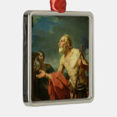 Ornement Métallique Diogène demandant l'aumône, 1767 (Droite)