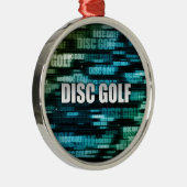 Ornement Métallique Disk Golf (Droite)