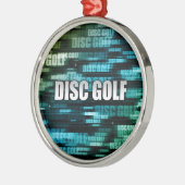 Ornement Métallique Disk Golf (Gauche)