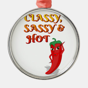 Ornement Métallique Divinité du Piment Classy Sassy Et Hot