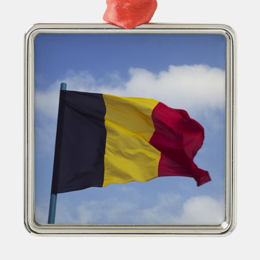 Ornement Métallique drapeau belge RF) (Devant)