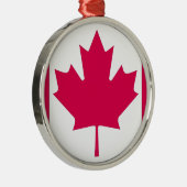 Ornement Métallique Drapeau canadien (Droite)