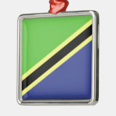 Ornement Métallique Drapeau de la Tanzanie (Gauche)
