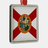 Ornement Métallique Drapeau de l'État de Floride (Droite)