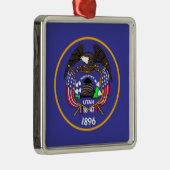 Ornement Métallique Drapeau de l'État de l'Utah (Droite)